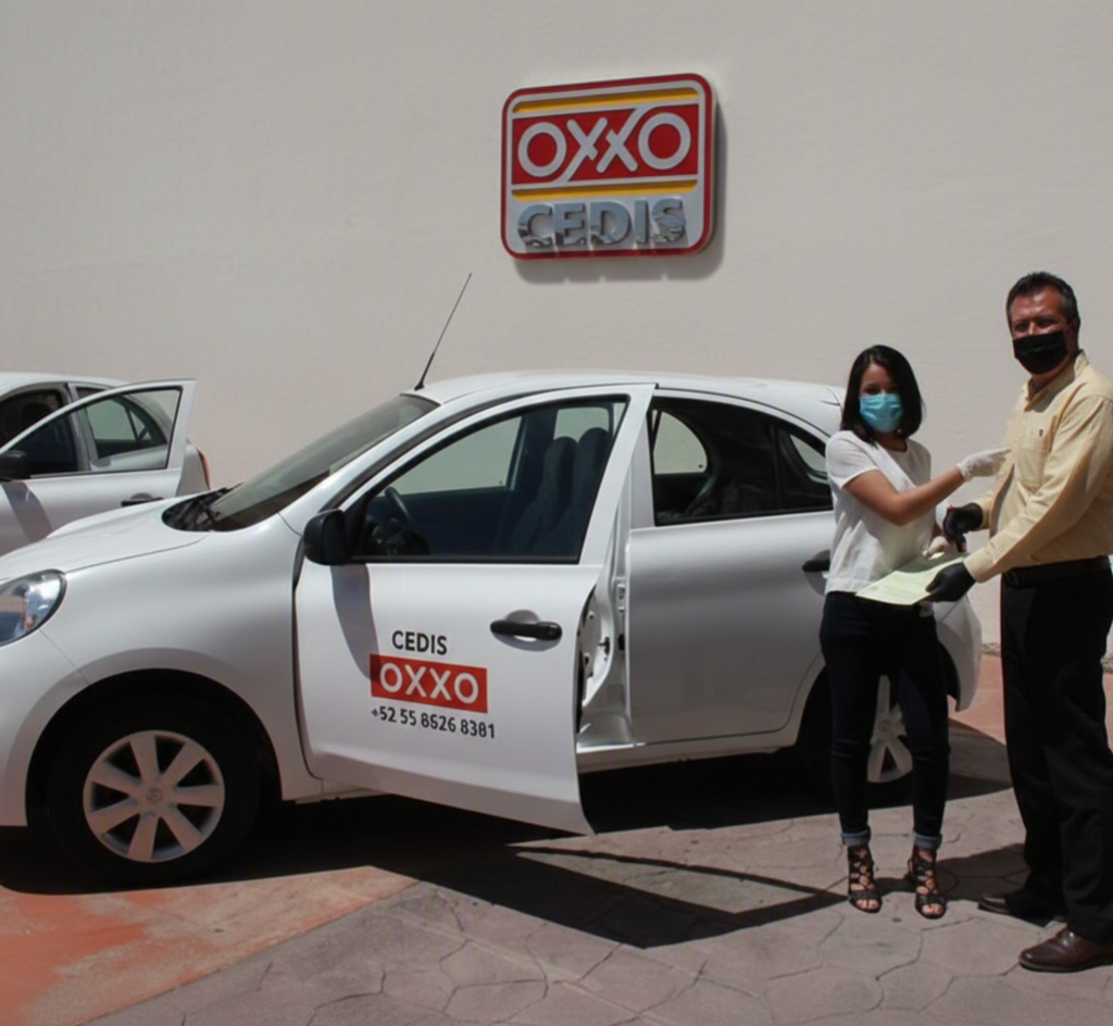 Entrega de vehículo Cedis OXXO